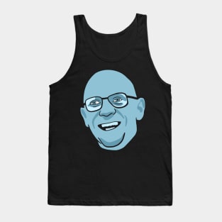 Foucault Minimal BLUE Portrait Tank Top